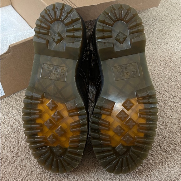 Dr. Martens Dark Brown Jadon Crazy Horse Boots women’s size 8 - Picture 3 of 5